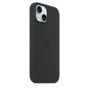 Apple Silicone Case - Silikonowe etui z MagSafe do iPhone 15 (czarny)