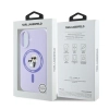 Karl Lagerfeld Silicone Karl & Choupette Ring MagSafe - Etui iPhone 16 Plus (fioletowy)