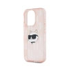 Karl Lagerfeld IML Choupette Head & Monogram - Etui iPhone 15 Pro Max (różowy)