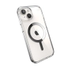 Speck Presidio Perfect-Clear MagSafe - Etui iPhone 15 / iPhone 14 / iPhone 13 (Clear / Chrome Finish / Serene Silver)