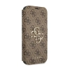 Guess Booktype 4G Big Metal Logo - Etui iPhone 13 Pro Max (brązowy)