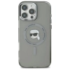 Karl Lagerfeld IML Metal Karl Head MagSafe - Etui iPhone 16 Pro (czarny)