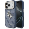 Guess 4G Big 4G Classic Logo - Etui iPhone 17 Pro (niebieski / złoty)