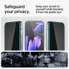 Spigen GLAS.TR EZ FIT Privacy 2-Pack - Szkło hartowane z filtrem prywatyzującym do Google Pixel 9 / 9 Pro 2 szt