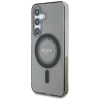 Guess Rhinestones Printed Classic Logo MagSafe - Etui do Samsung Galaxy S25 (czarny)