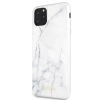 Guess Marble Tempered Glass Hardcase - Etui iPhone 11 Pro Max (biały)