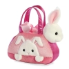 Fancy Pal - Pluszowa maskotka Króliczek PeekaBoo w różowej torbie 20 cm Eco-Friendly