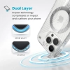 Speck Presidio Perfect-Clear Grip ClickLock & MagSafe - Etui iPhone 16 Pro (Clear / Chrome Finish / Serene Silver)