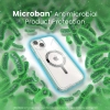 Speck Gemshell Grip + MagSafe - Etui do iPhone 15 Plus / iPhone 14 Plus (Clear / Chrome Finish)