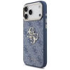 Guess 4G Big 4G Classic Logo - Etui iPhone 17 Pro Max (niebieski / złoty)