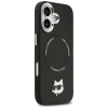 Karl Lagerfeld Choupette Pin MagSafe - Etui iPhone 17 (czarny)