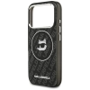 Karl Lagerfeld IML Choupette Head Logo MagSafe - Etui iPhone 17 Pro (czarny)