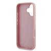 Guess Fixed Glitter Big 4G - Etui iPhone 16 Plus (różówy)
