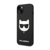 Karl Lagerfeld Choupette Head MagSafe Silicone - Etui iPhone 14 Plus (czarny)
