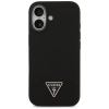 Guess Silicone Triangle Logo MagSafe - Etui iPhone 17 (czarny)