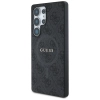 Guess Leather 4G Colored Ring Classic Logo MagSafe - Etui do Samsung Galaxy S25 Ultra (czarny)