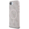 Guess 4G Ring Classic Logo MagSafe - Etui do iPhone 16e (różowy)