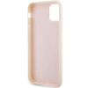 Karl Lagerfeld 3D Rubber Glitter Logo - Etui iPhone 11 (Różowy)