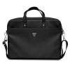 Guess Saffiano Triangle Logo Computer Bag - Torba na notebooka 16” (czarny)