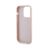 Guess Quilted Metal Logo - Etui iPhone 15 Pro Max (różowy)