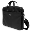 Guess Saffiano Triangle Logo Computer Bag - Torba na notebooka 16” (czarny)