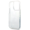 Guess Liquid Glitter Flower - Etui iPhone 14 Pro Max (zielony)
