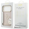 Guess Grained Big 4G & Stand Camera - Etui iPhone 17 Pro Max (różowy)