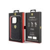 Ferrari Quilted Metal Logo - Etui iPhone 15 Pro (czarny)