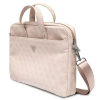 Guess Saffiano 4G Triangle Logo Computer Bag - Torba na notebooka 16” (różowy)