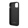 BMW Leather Diamond Pattern - Etui iPhone 14 (burgundowy)