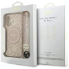 Guess IML Flowers Electro Pearl Strap MagSafe - Etui iPhone 17 (różowy)