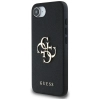 Guess Grained Big 4G Logo Small Classic Logo - Etui do iPhone 16e (czarny)