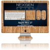 Nexgen Skins - Zestaw skórek na obudowę z efektem 3D iMac 27" (Hardwood Classic 3D)