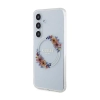 Guess IML Flowers Wreath MagSafe - Etui Samsung Galaxy S24 (przezroczysty)