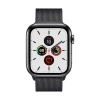 Crong Milano Steel - Pasek ze stali nierdzewnej do Apple Watch 42/44/45/49 mm (czarny)
