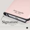 Kate Spade New York Wrap Folio Case - Skórzane etui z klapką iPhone 15 Pro (Pale Vellum)