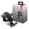 Crong Gravity Auto-Lock Car Holder - Uchwyt samochodowy grawitacyjny do telefonu 4,7”-6,5” (czarny)
