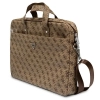 Guess Saffiano 4G Triangle Logo Computer Bag - Torba na notebooka 16” (brązowy)