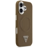 Guess Triangle Logo MagSafe - Etui iPhone 17 (brązowy)