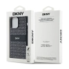 DKNY Leather Mono Stripe & Metal Logo - Etui iPhone 14 Pro Max (czarny)