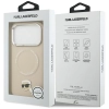 Karl Lagerfeld Karl Pin MagSafe - Etui iPhone 17 Pro Max (beżowy)