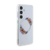 Guess IML Flowers Wreath MagSafe - Etui Samsung Galaxy S24 (przezroczysty)