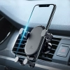 Crong Gravity Auto-Lock Car Holder - Uchwyt samochodowy grawitacyjny do telefonu 4,7”-6,5” (czarny)