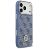 Guess 4G Strass Logo MagSafe - Etui iPhone 17 Pro Max (niebieski)