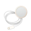 Guess Bundle Pack MagSafe 4G - Zestaw etui + ładowarka MagSafe iPhone 14 Plus (niebieski/złoty)
