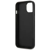 Guess Saffiano Triangle Logo Case - Etui iPhone 13 (srebrny)