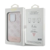 Guess 4G Bottom Stripe Metal Logo Collection - Etui iPhone 15 Pro (różowy)