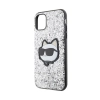 Karl Lagerfeld NFT Glitter Choupette Patch - Etui iPhone 11 (Srebrny)