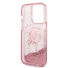 Karl Lagerfeld Liquid Glitter NFT Karl's Head - Etui iPhone 14 Pro Max (różowy)