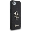 Guess Fixed Glitter Big 4G - Etui do iPhone 16e (czarny)